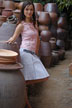 girl at pottery yard