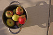 apples in cooking pot