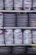 shelves of bowls and dishes