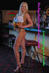 standing barmaid