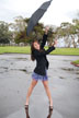 girl with umbrella